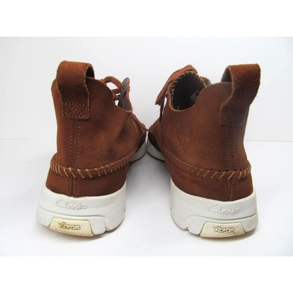 Clarks Originals  Mens Brown Nubuck Lace Up Vibram Sole Moccasins Size US 12 M - Picture 10 of 16